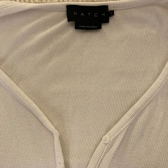 Hatch Maternity Nursing Softest Rib Henley Shirt Size 1 Small - Picture 4 of 4